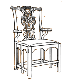 Chippendale Folding Chair