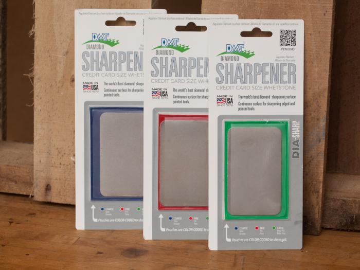 DMT Dia-Sharp Sharpener, Credit Card Sized - Three Grits -